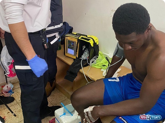 יבואה מקבל טיפול רפואי (דף הפייסבוק של באקה אל גרבייה)